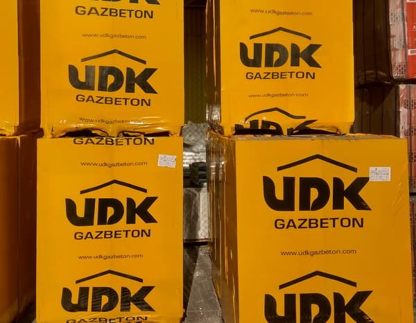 Газобетон UDK 100x200x600 (палета 1,8 м3-150шт) 000000649 фото